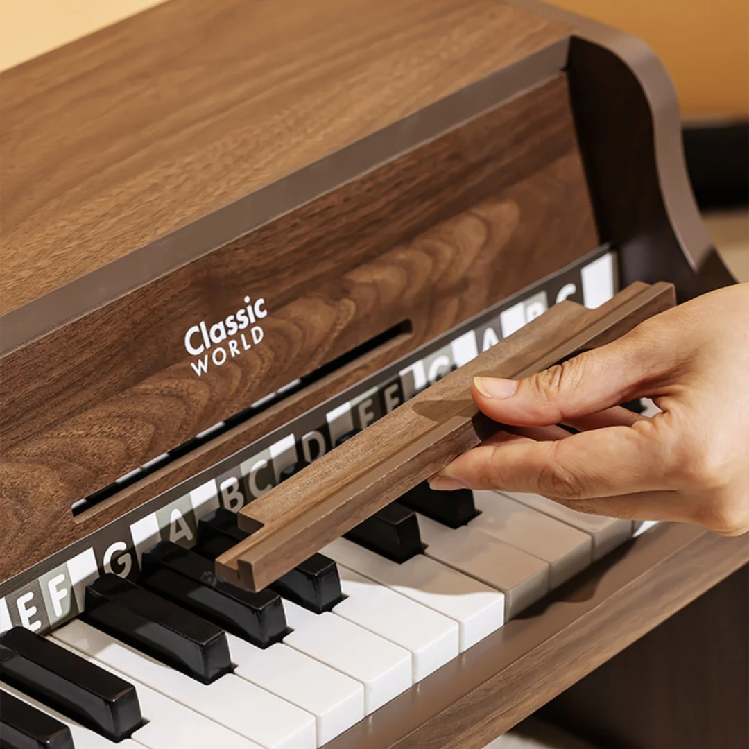 CLASSIC WORLD Drewniane Pianino Klasyczne Książeczka do Nauki