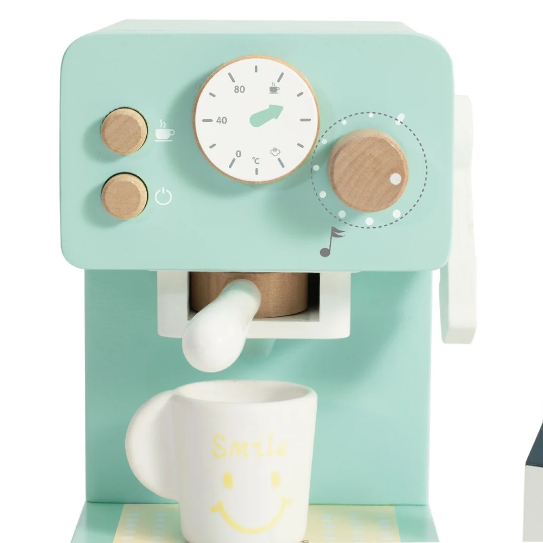 CLASSIC WORLD Ekspres do Kawy Drewniany dla Dzieci Mały Barista