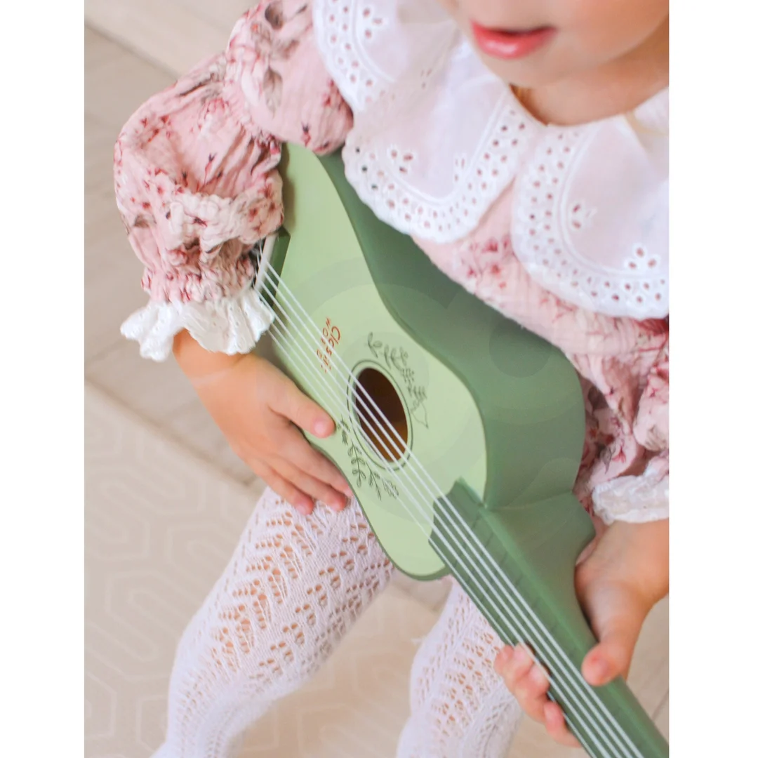 CLASSIC WORLD Gitara dla Dzieci Drewniana Zabawka Edukacyjna