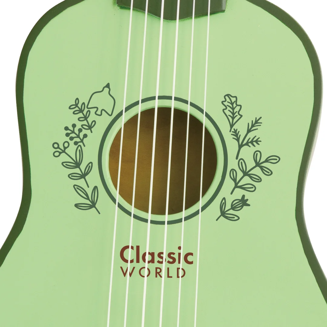CLASSIC WORLD Gitara dla Dzieci Drewniana Zabawka Edukacyjna