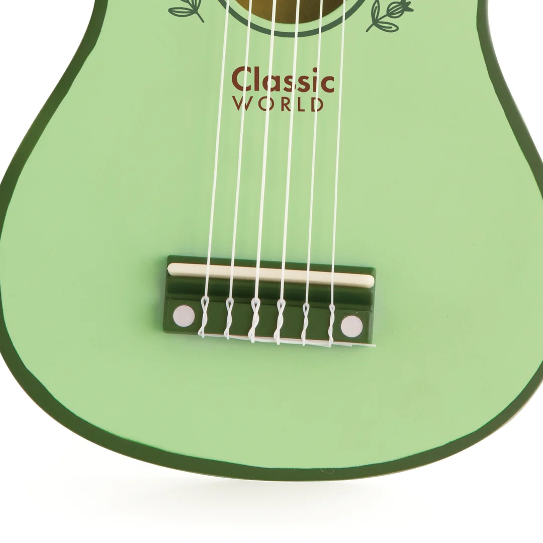CLASSIC WORLD Gitara dla Dzieci Drewniana Zabawka Edukacyjna