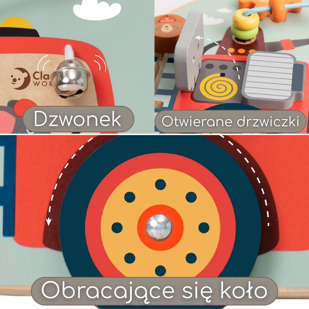 CLASSIC WORLD Tablica Manipulacyjna Wielofunkcyjna Straż