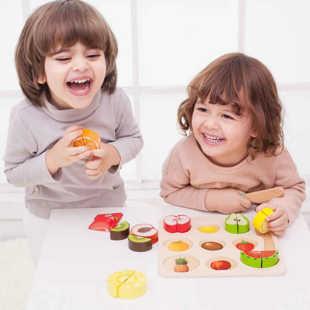 CLASSIC WORLD Zestaw do Krojenia Owoców na Rzepy MONTESSORI