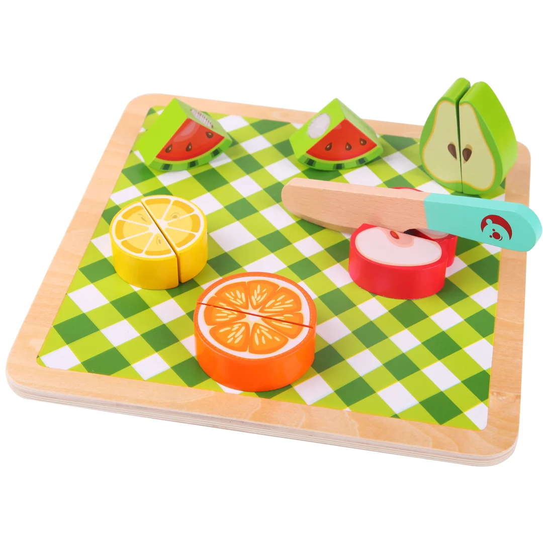 CLASSIC WORLD Zestaw do Krojenia Owoców na Rzepy MONTESSORI