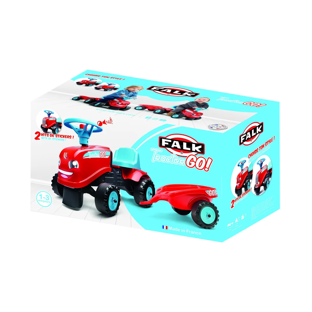 FALK Jeździk Traktor Go! z Przyczepą