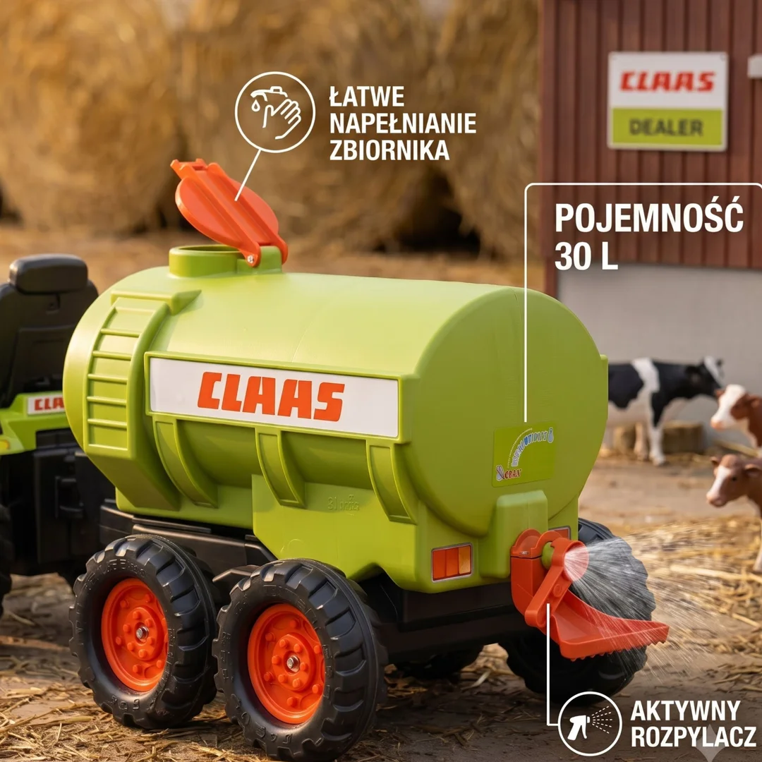 FALK Przyczepa Beczkowóz Cysterna Claas dla do Traktora