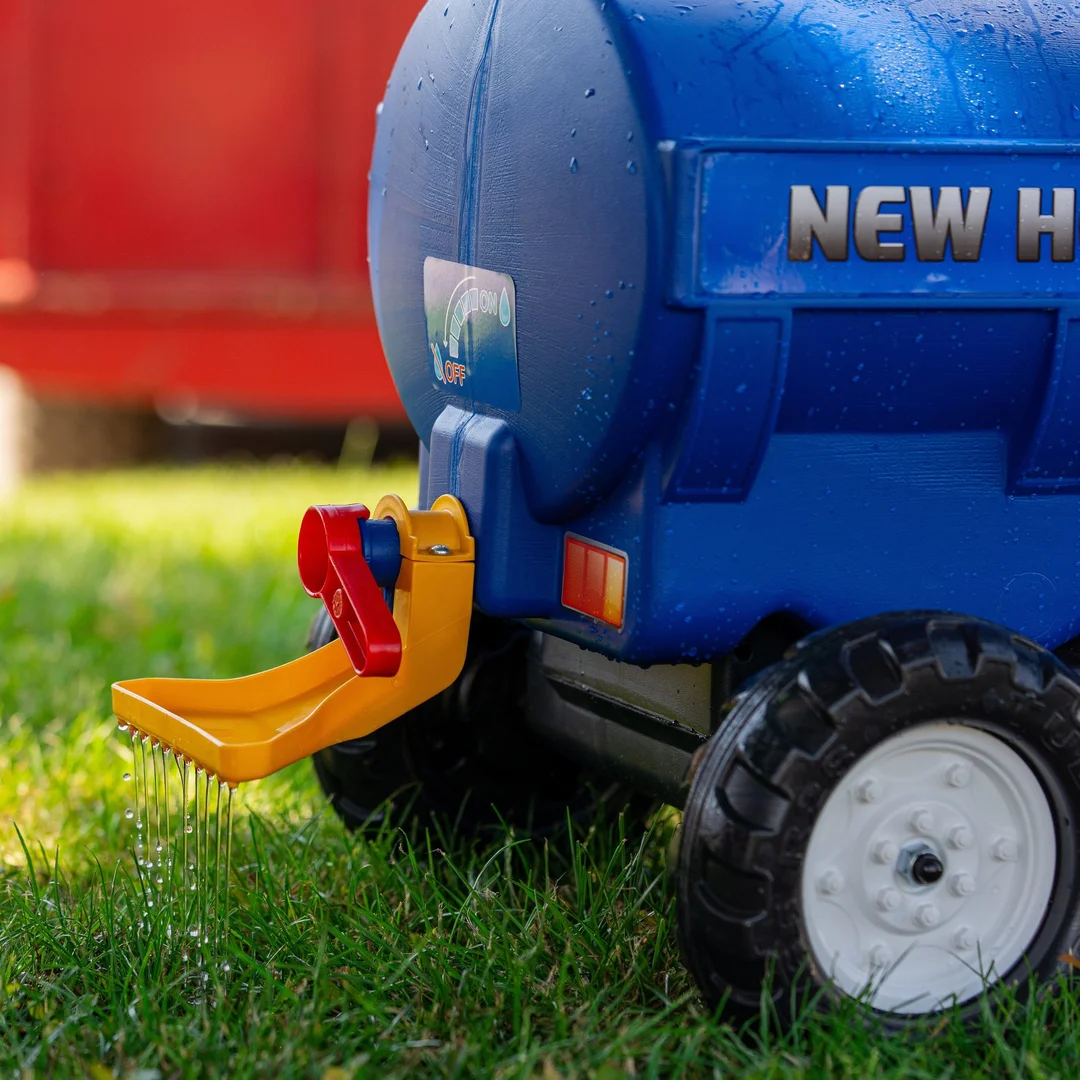 FALK Przyczepa Cysterna Beczkowóz z Kranem New Holland Niebieska
