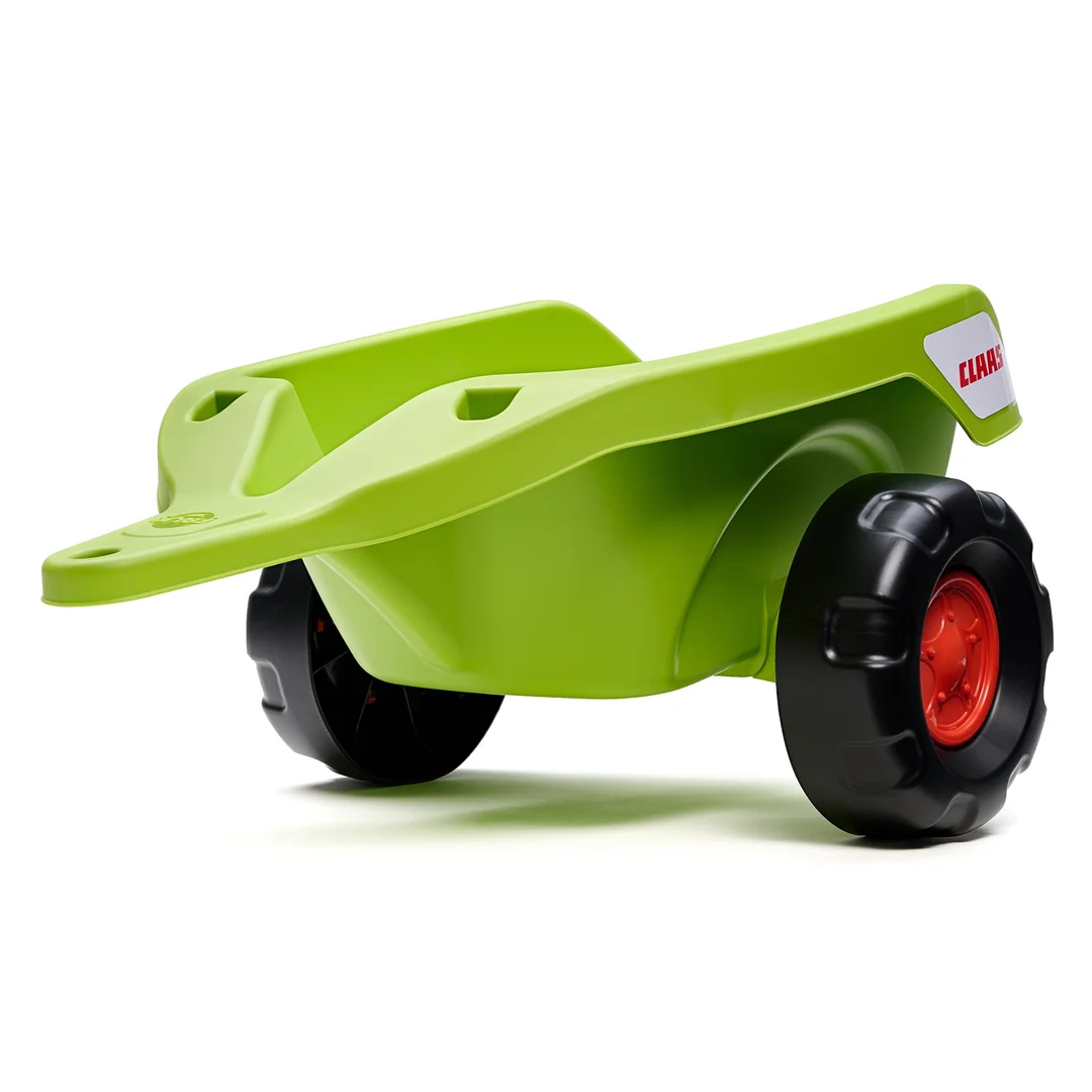 FALK Traktor na Pedały Claas z Przyczepą i Otwieraną Maską