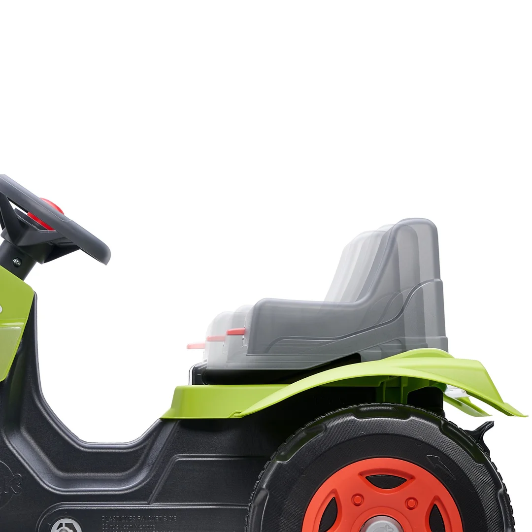 FALK Traktor na Pedały Claas z Przyczepą i Otwieraną Maską
