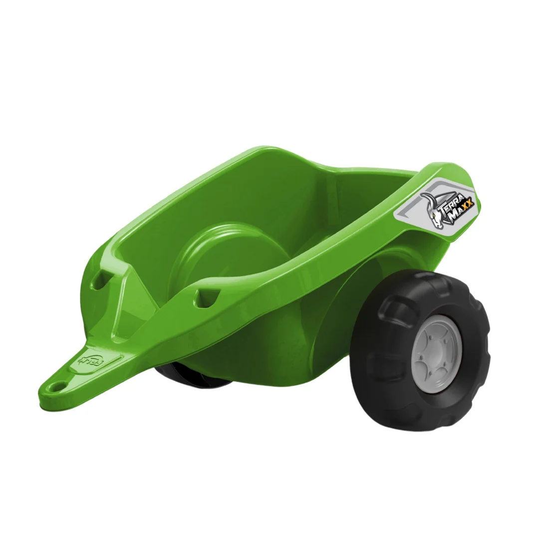 FALK Traktor na Pedały Claas Terra Maxx z Przyczepą i Otwieraną Maską