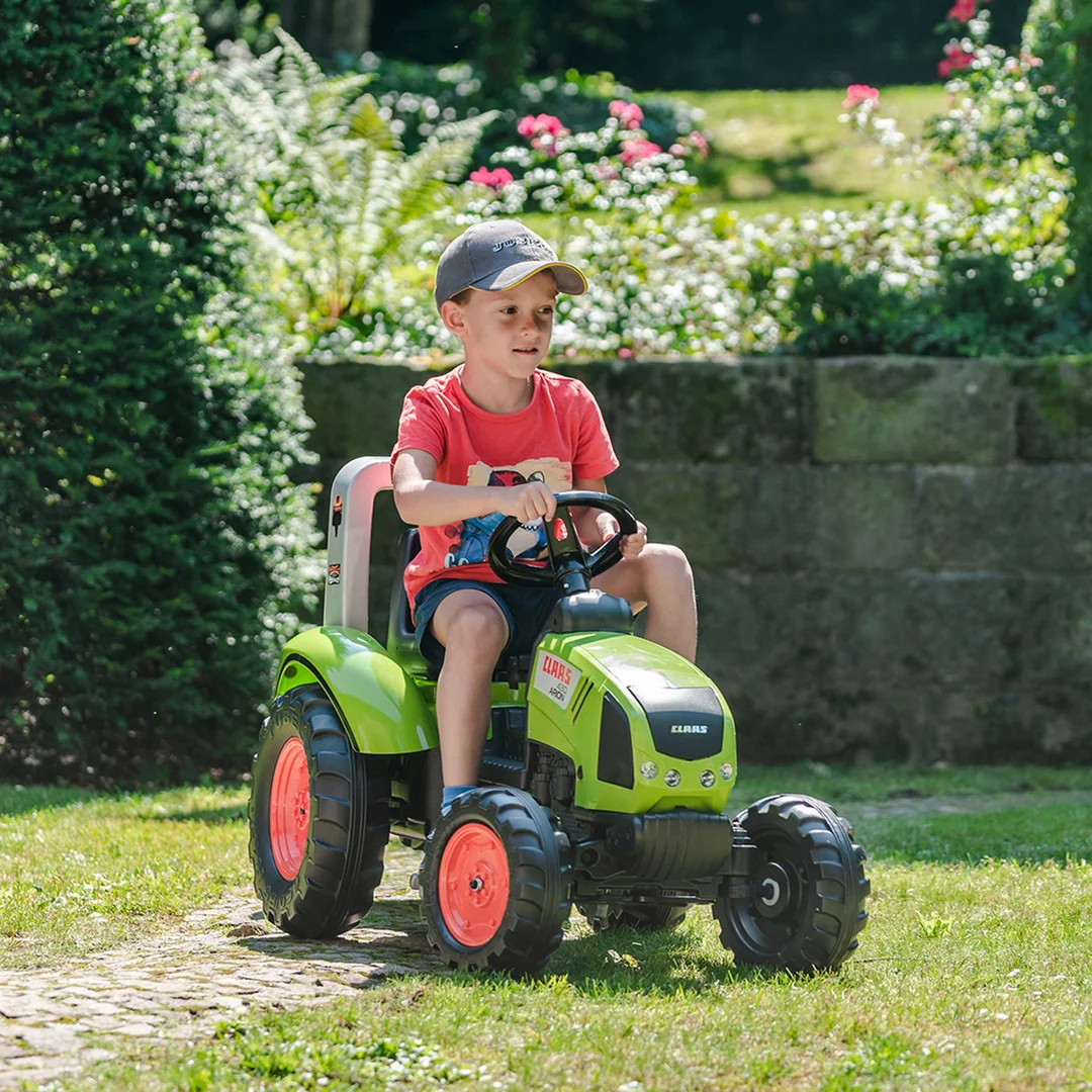Falk Traktor na Pedały Claas z Przyczepą Duży Ciągnik