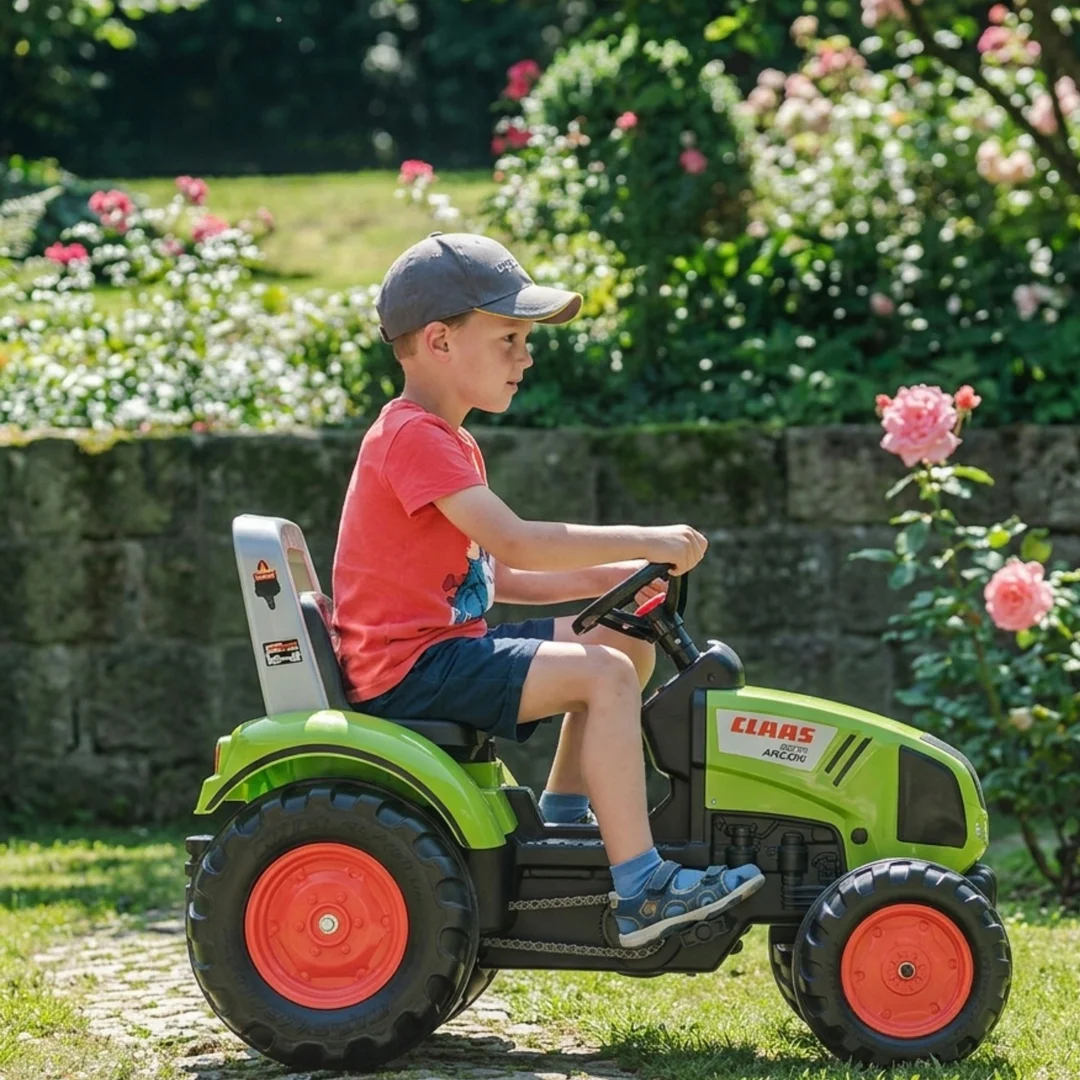 Falk Traktor na Pedały Claas z Przyczepą Duży Ciągnik