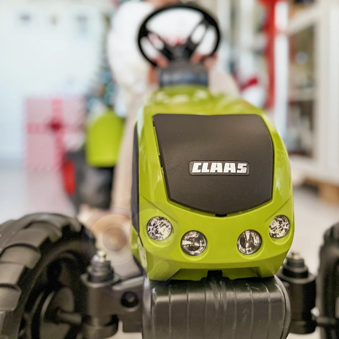 Falk Traktor na Pedały Claas z Przyczepą Duży Ciągnik