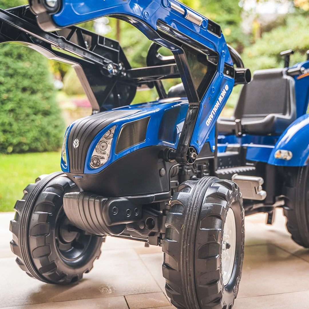 FALK Traktor na Pedały New z Koparką i Przyczepą
