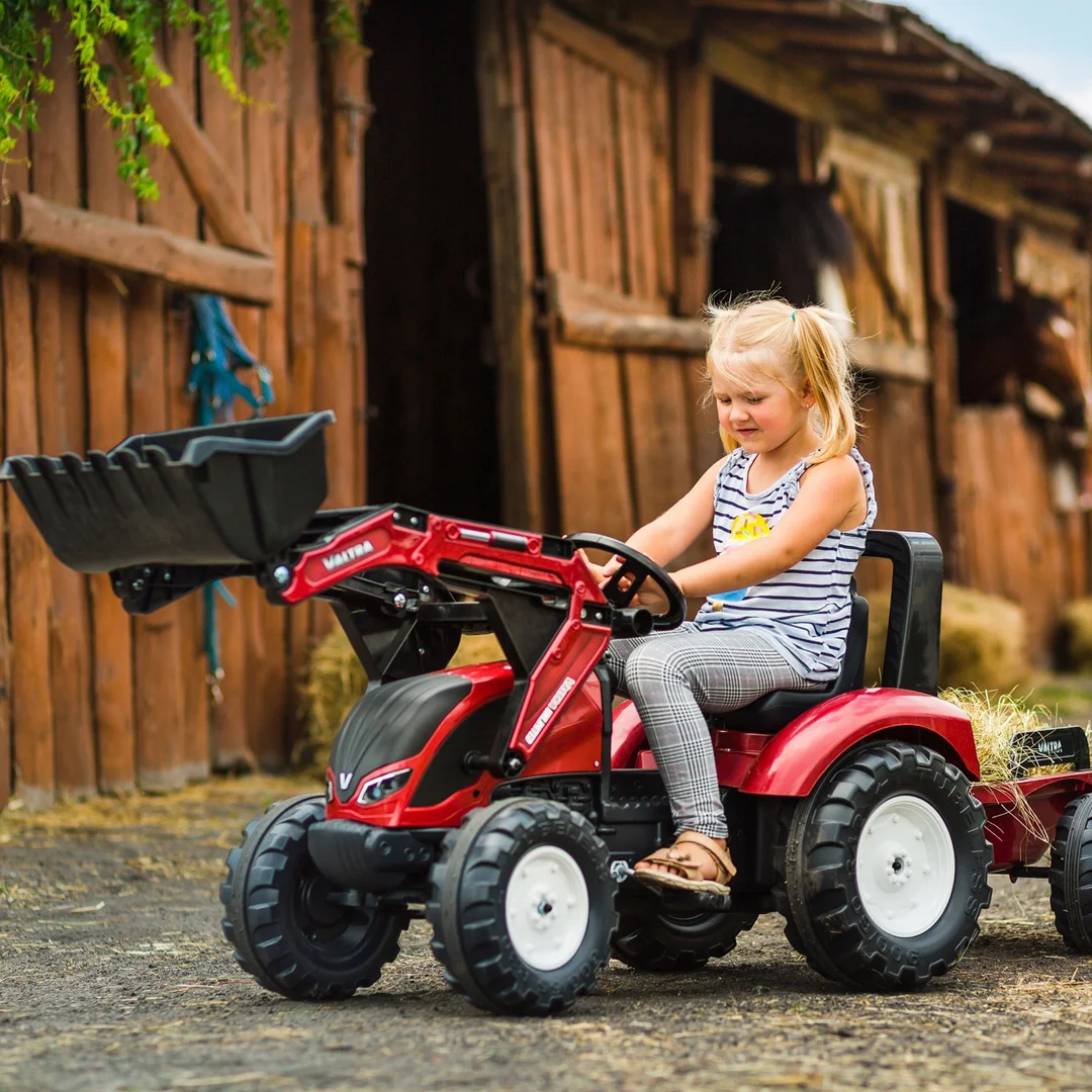 FALK Traktor na Pedały z Łyżką i Przyczepą