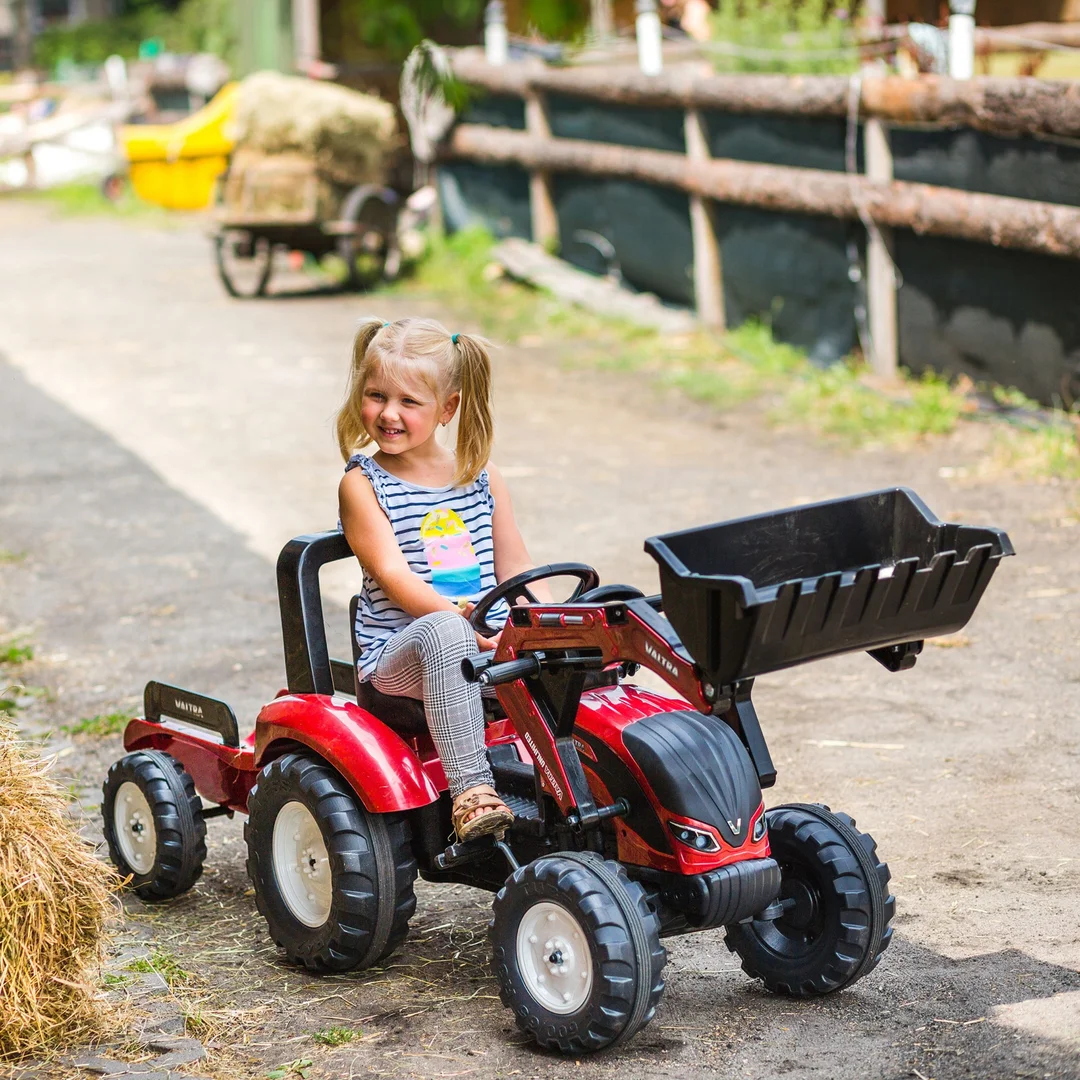 FALK Traktor na Pedały z Łyżką i Przyczepą