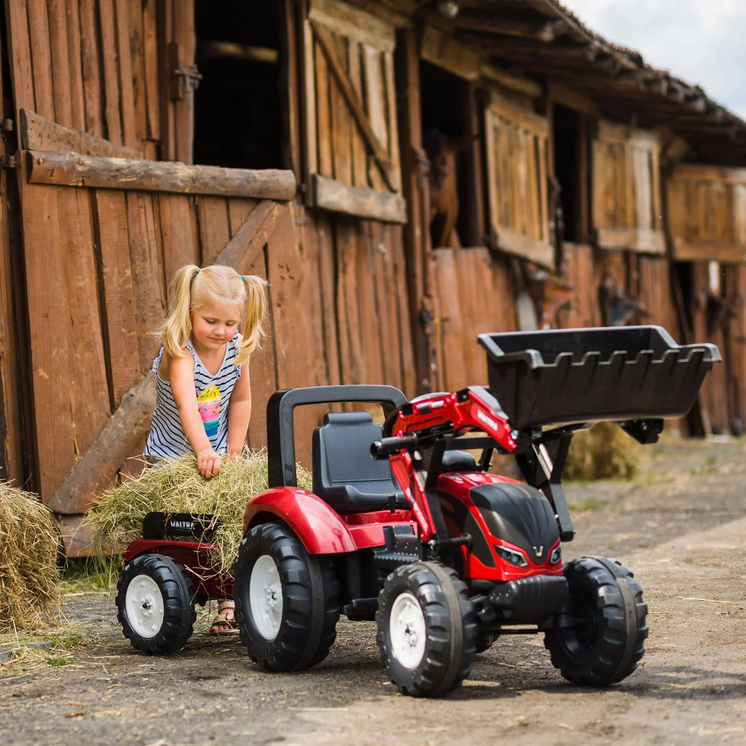 FALK Traktor na Pedały z Łyżką i Przyczepą
