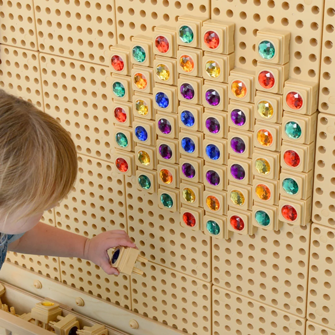 MASTERKIDZ Akrylowe Kolorowe Diamenciki Do Tablicy Naukowej Sztuki