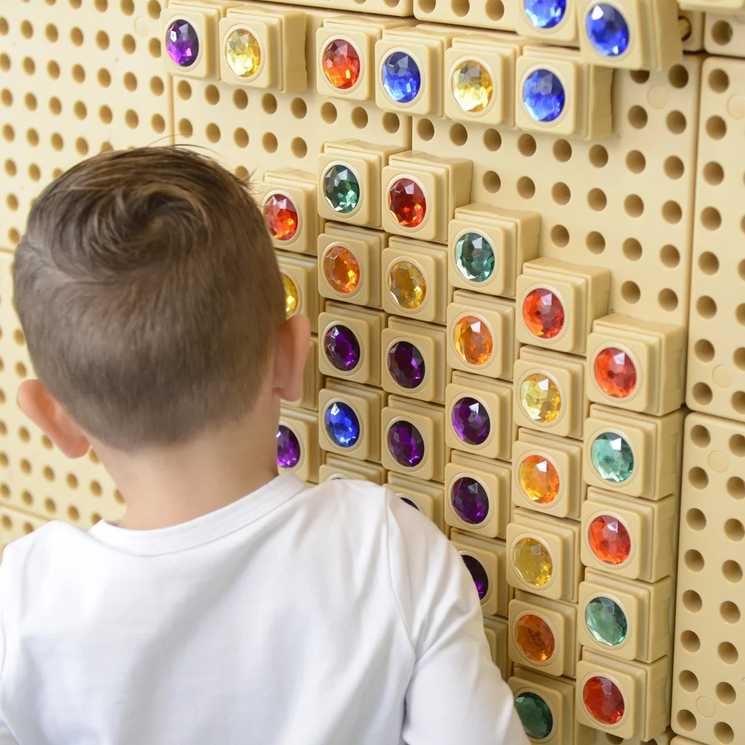 MASTERKIDZ Akrylowe Kolorowe Diamenciki Do Tablicy Naukowej Sztuki