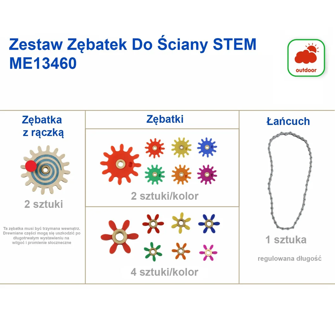 MASTERKIDZ Koła Zębate Zbuduj Własny Mechanizm Tablica Naukowo Kreatywna STEM