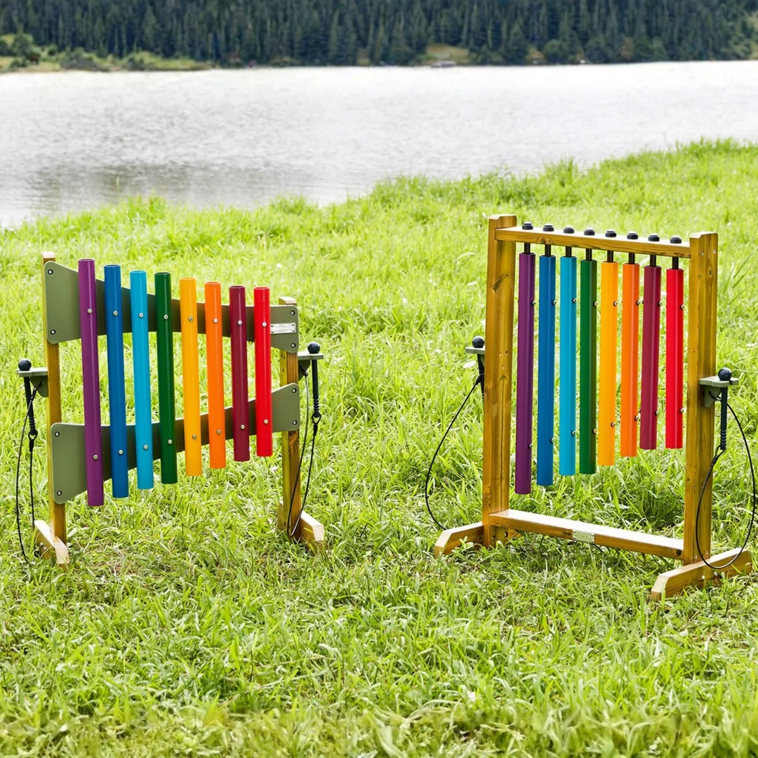 MASTERKIDZ Kolorowe Cymbałki Wolnostojące Outdoorowe
