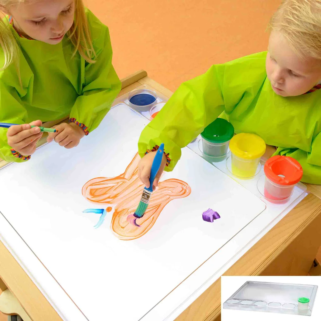 MASTERKIDZ Kwadratowa Taca do Malowania Montessori