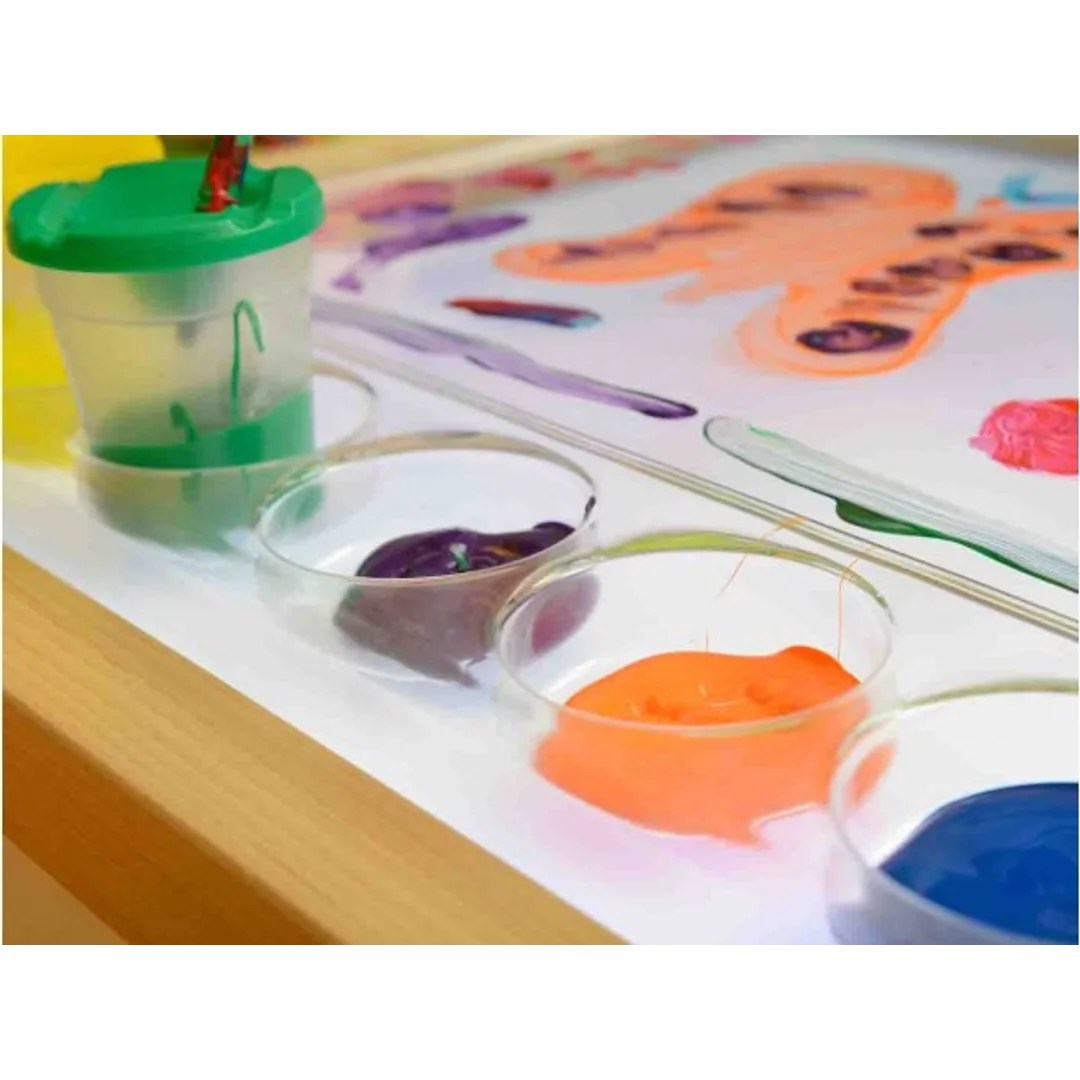 MASTERKIDZ Kwadratowa Taca do Malowania Montessori