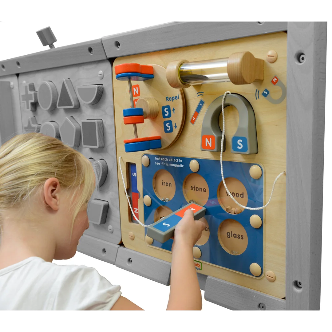 MASTERKIDZ Nauka o Przyciąganiu Magnetycznym Ścienna Tablica Edukacyjna Flex Montessori