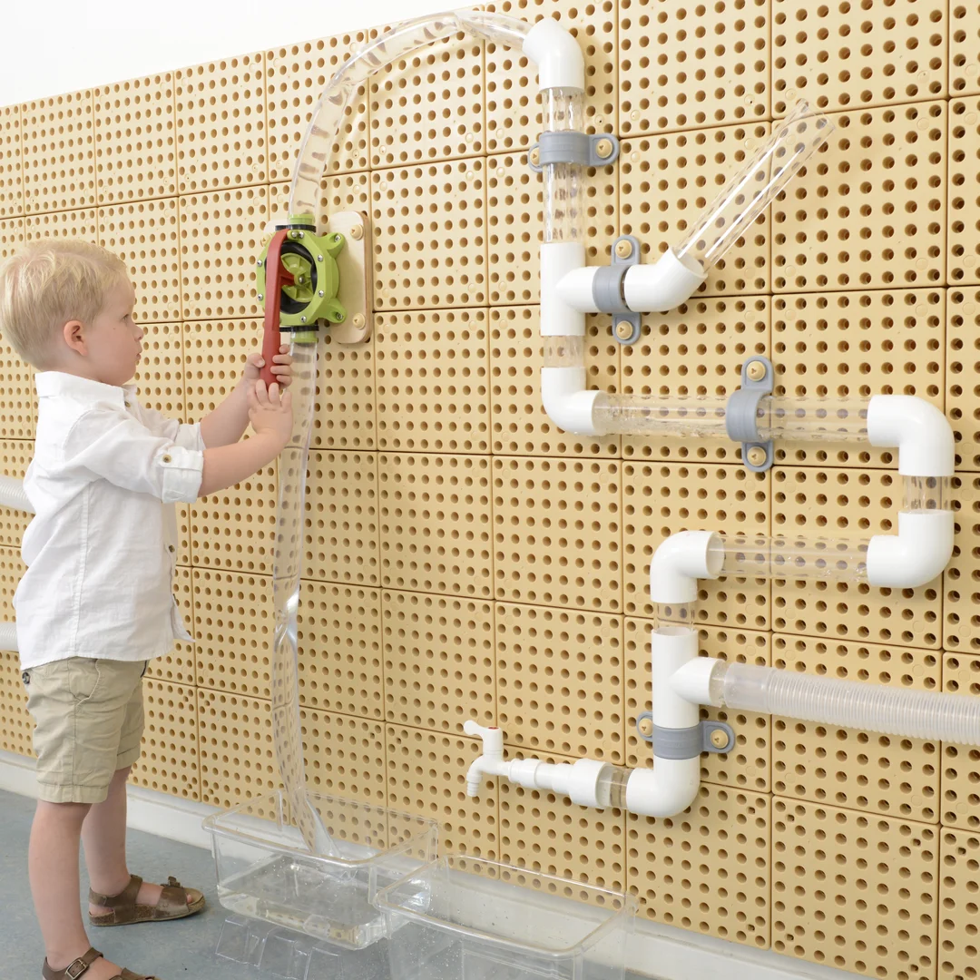 MASTERKIDZ Pompa Wodna Do Zestawu Hydraulicznego Tablica Naukowo Kreatywna STEM WALL