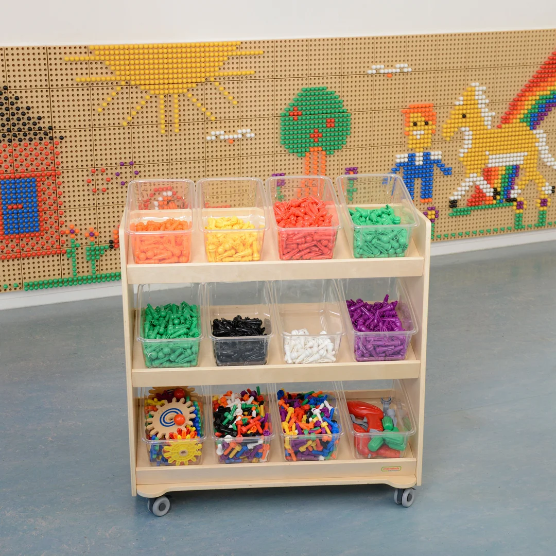 MASTERKIDZ Regał na Półki Na Akcesoria Do Tablicy