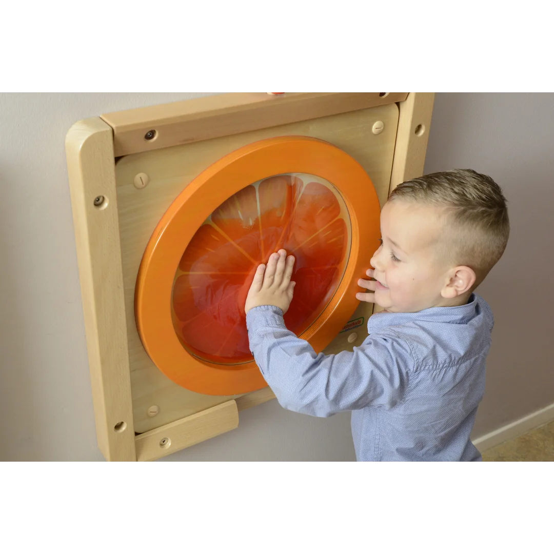 MASTERKIDZ Tablica Edukacyjna Sensoryczna Pomarańcza
