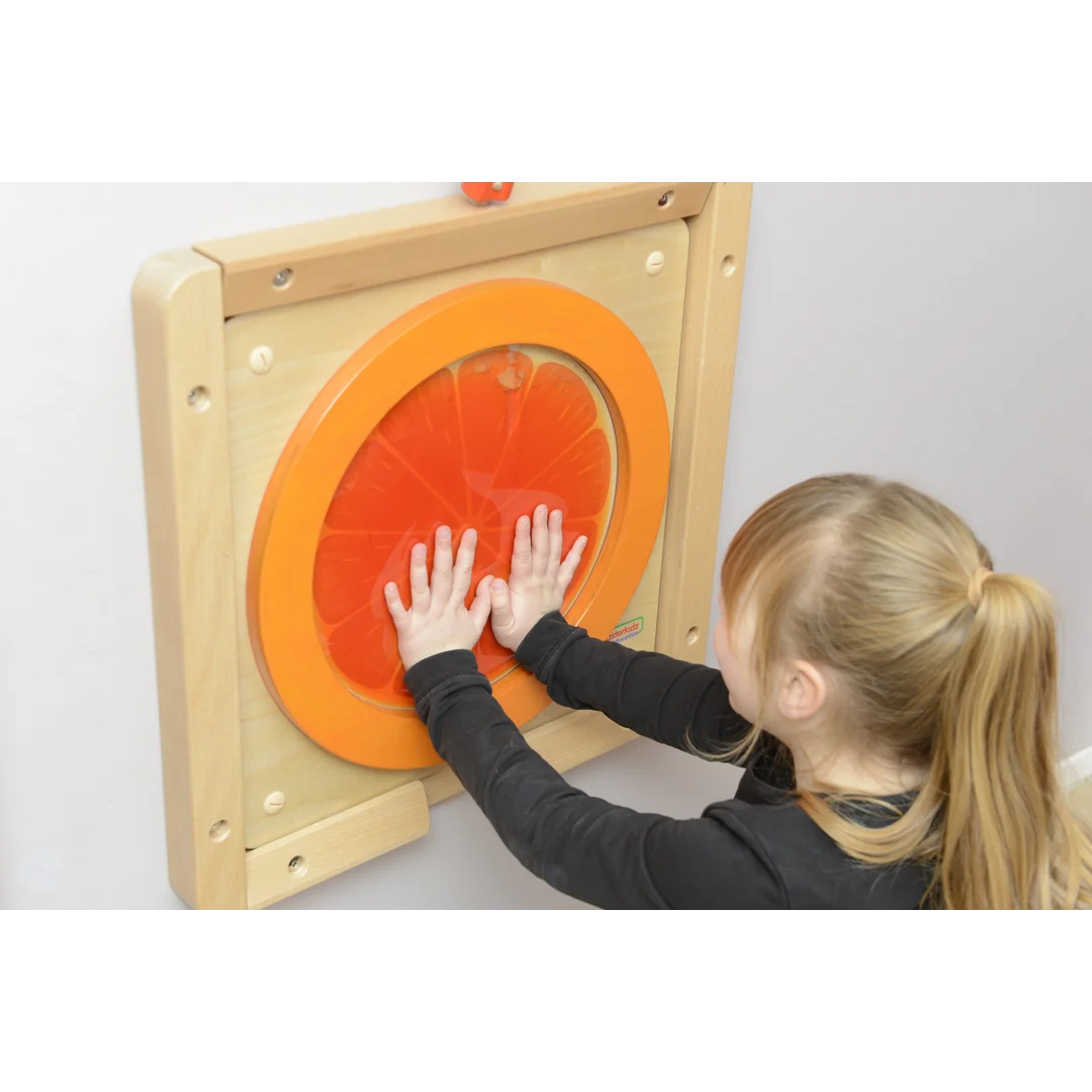 MASTERKIDZ Tablica Edukacyjna Sensoryczna Pomarańcza