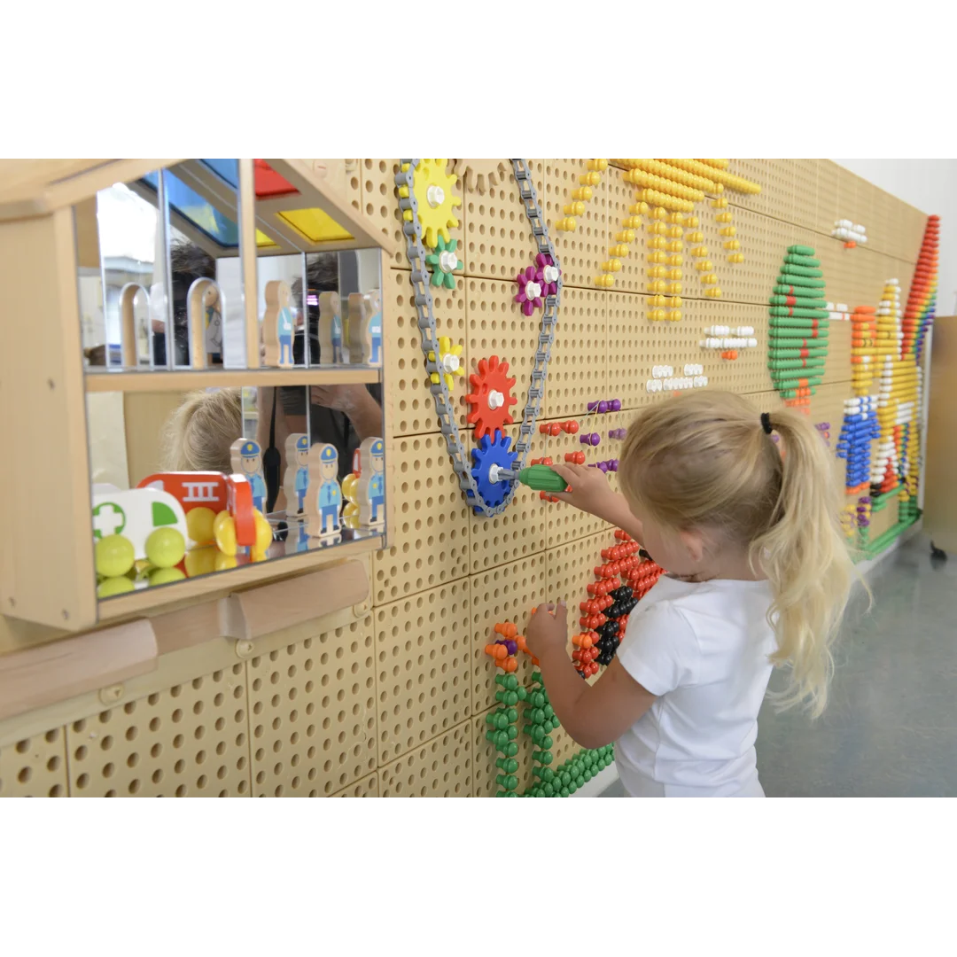 MASTERKIDZ Tablica Ścienna Koła Zębate i Zbuduj własny mechanizm