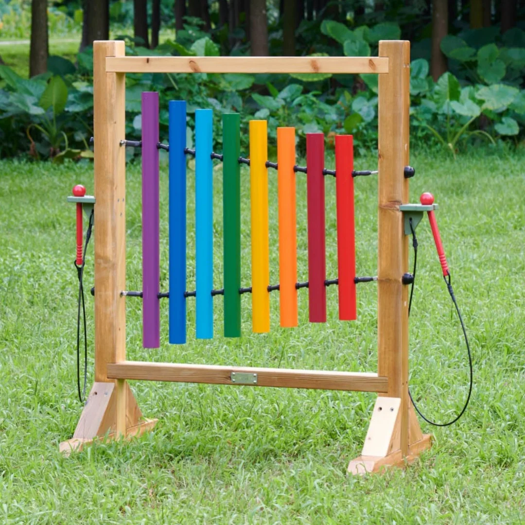 MASTERKIDZ Tęczowe Dzwonki Kolorowa Tablica Do Grania