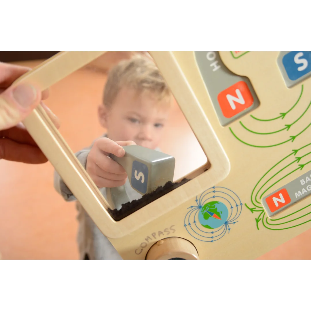 MASTERKIDZ Zabawa Magnetyczna Tablica Edukacyjna Kompas Montessori