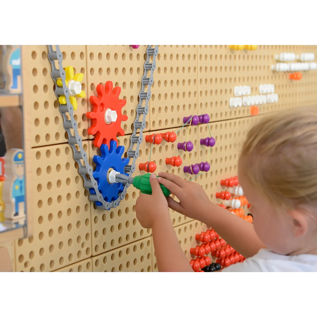 MASTERKIDZ Zestaw Akcesoriów Kołeczki Śrubki Narzędzia