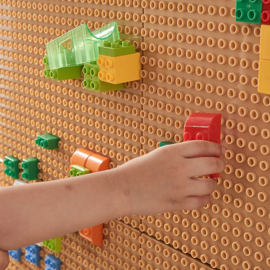 MASTERKIDZ Zestaw Klocków Konstrukcyjnych z Nakładką na