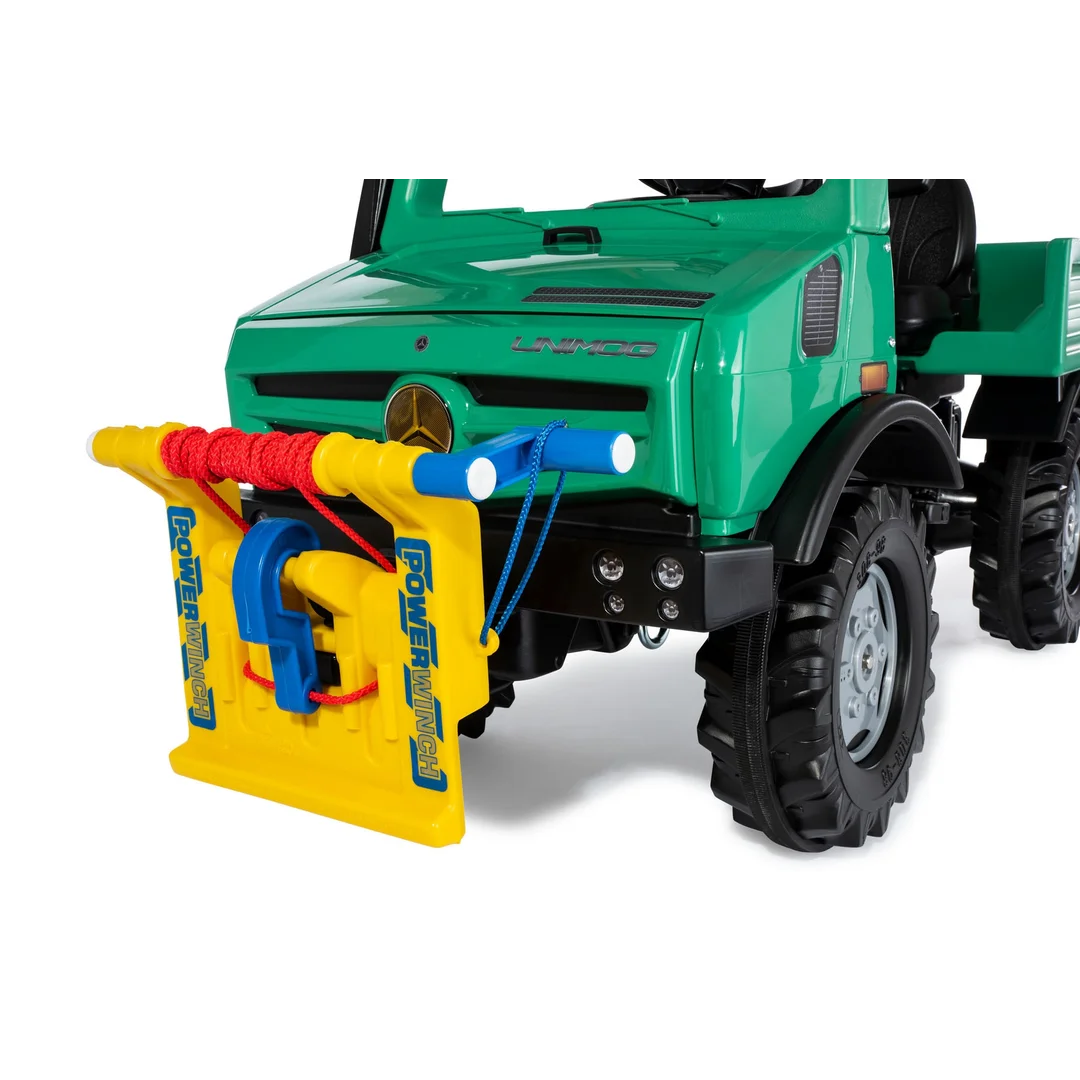 Rolly Toys RollyUnimog Forst Mercedes Benz Wyciągarka Ciężarówka Samochód na Pedały