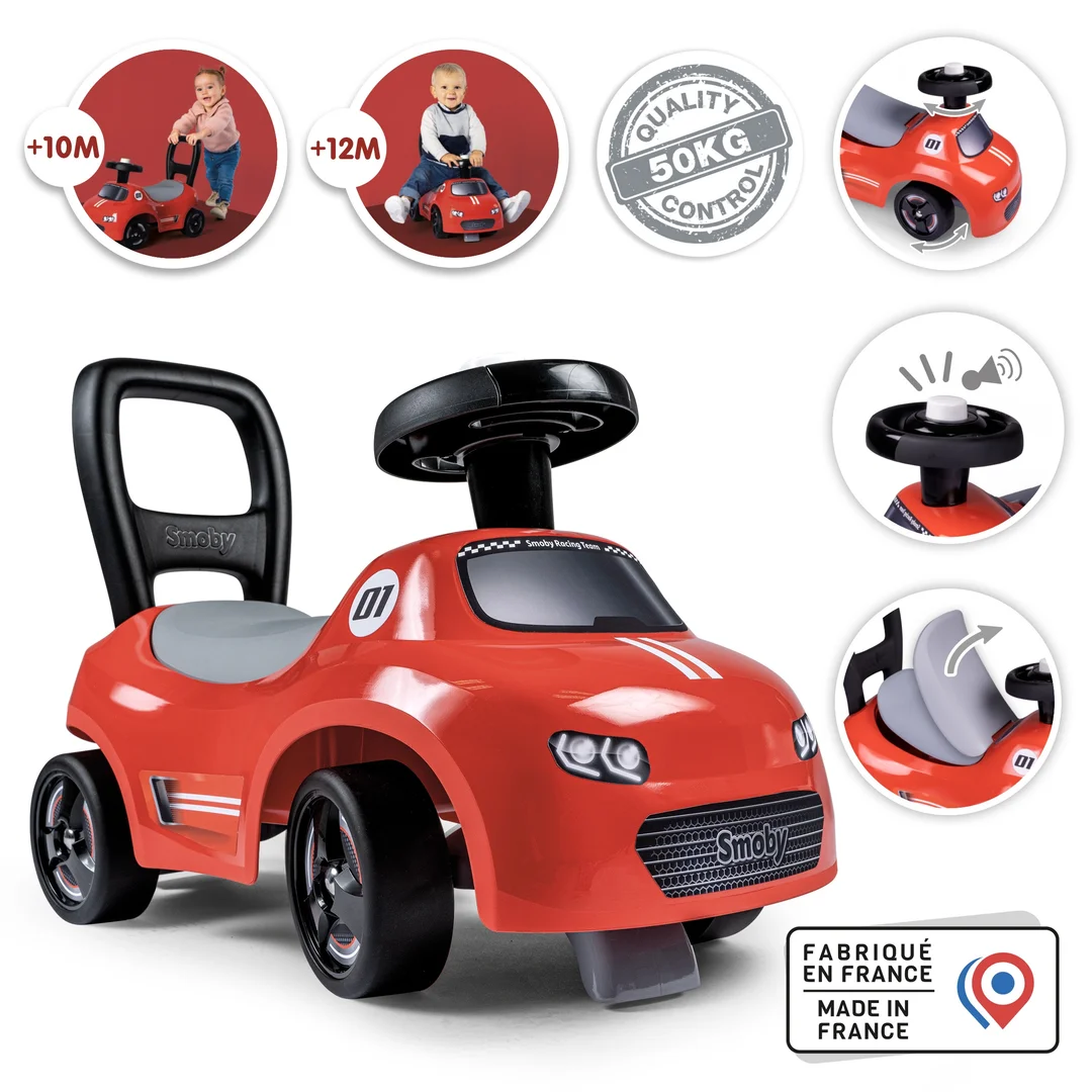 Smoby Czerwony Jeździk z klaksonem Ride On