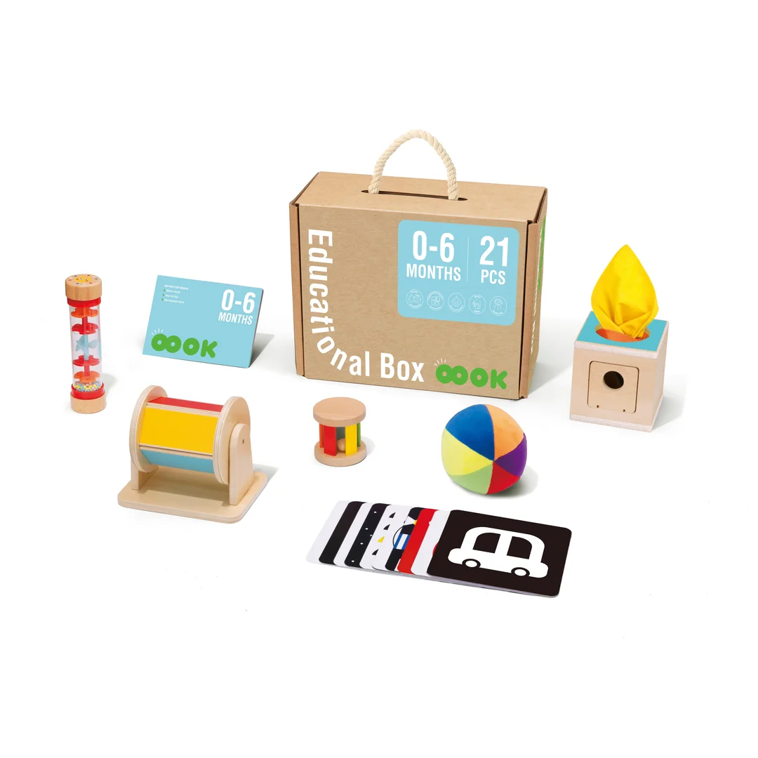 TOOKY TOY Box Pudełko XXL Montessori Edukacyjne Sensoryczne