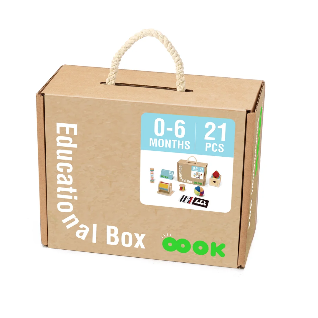 TOOKY TOY Box Pudełko XXL Montessori Edukacyjne Sensoryczne