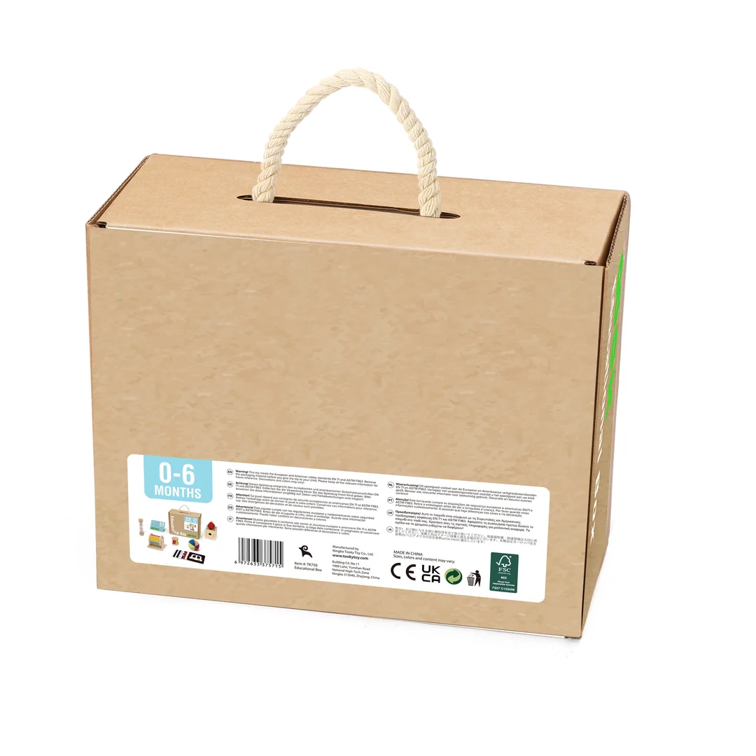 TOOKY TOY Box Pudełko XXL Montessori Edukacyjne Sensoryczne