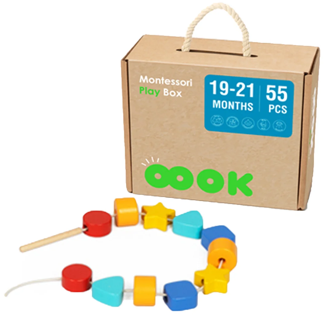 TOOKY TOY Box Pudełko XXL Montessori Edukacyjne Sensoryczne