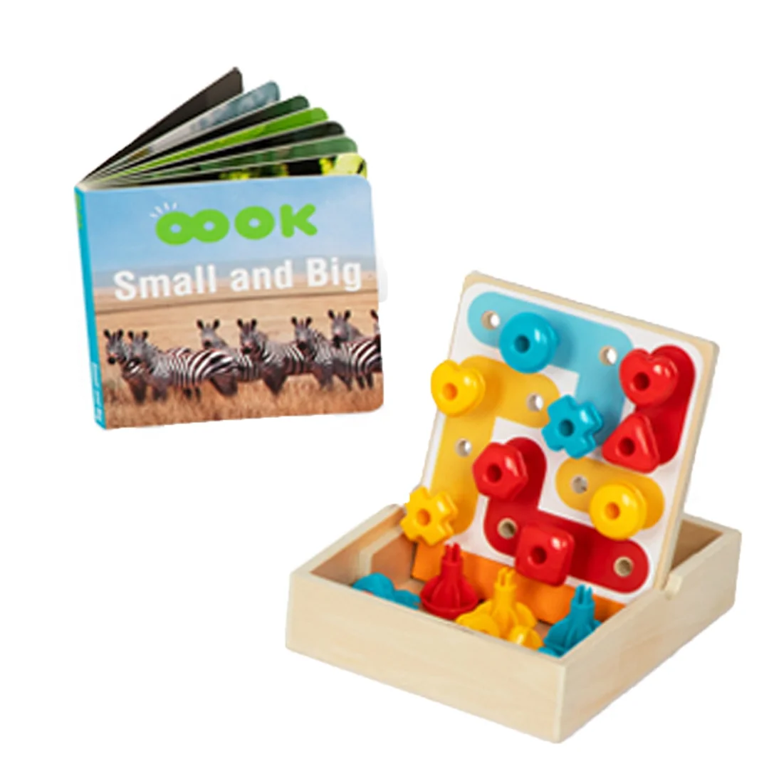 TOOKY TOY Box Pudełko XXL Montessori Edukacyjne Sensoryczne