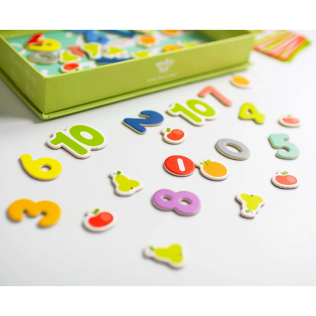 TOOKY TOY Drewniana Gra Magnetyczna Układanka Montessori dla Dzieci