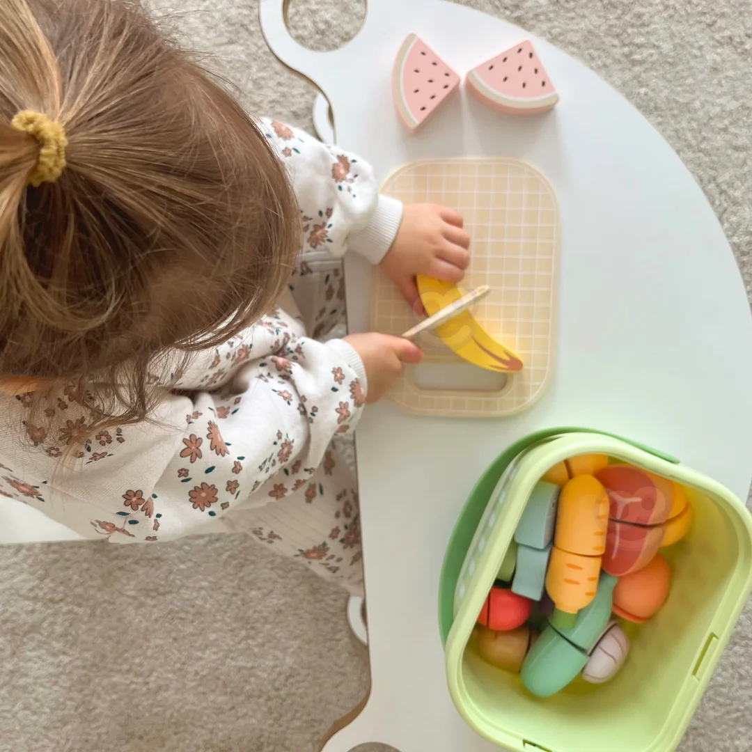 TOOKY TOY Drewniany Zestaw Żywność Warzywa Owoce