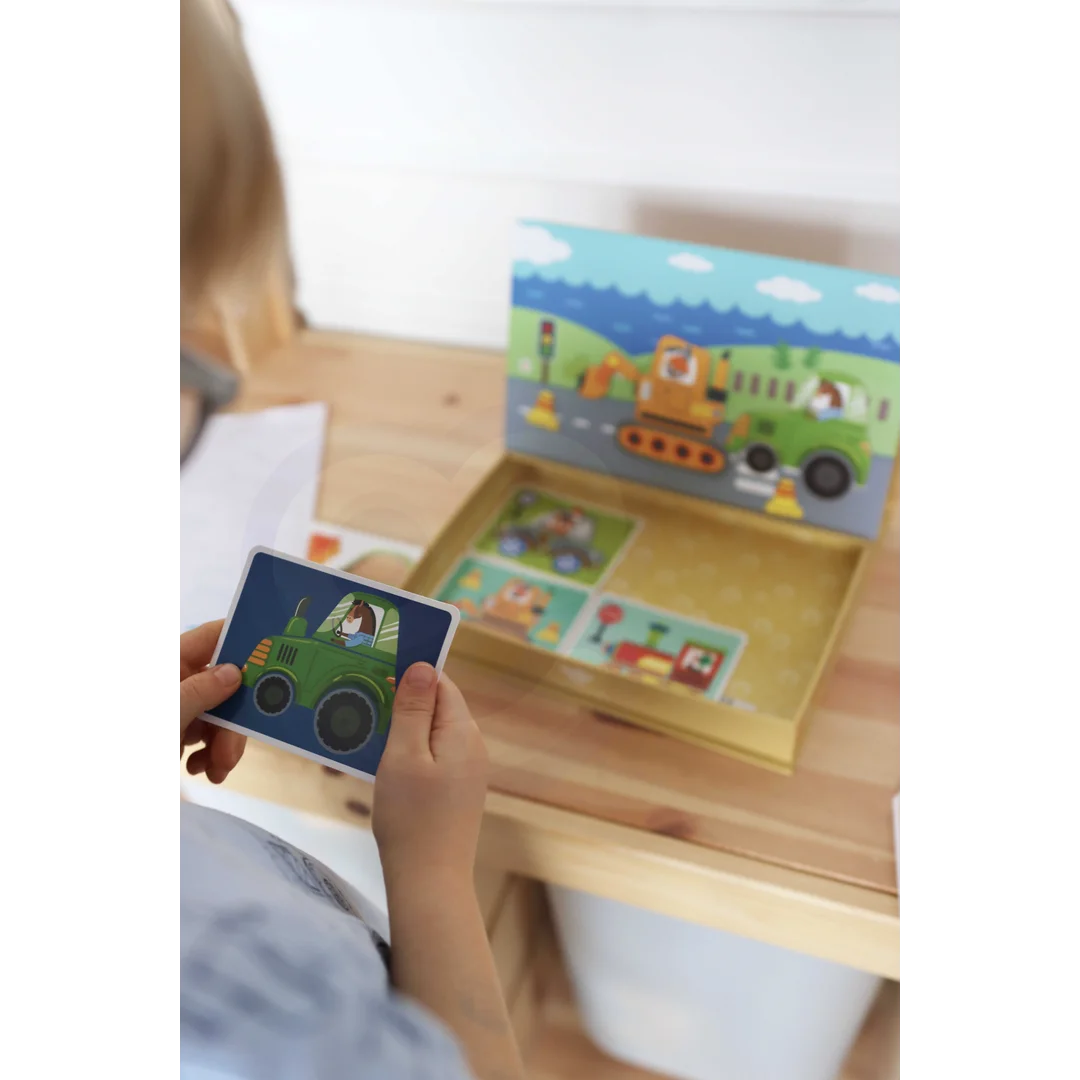 TOOKY TOY Układanka Edukacyjna Montessori Magnetyczne Pudełko dla