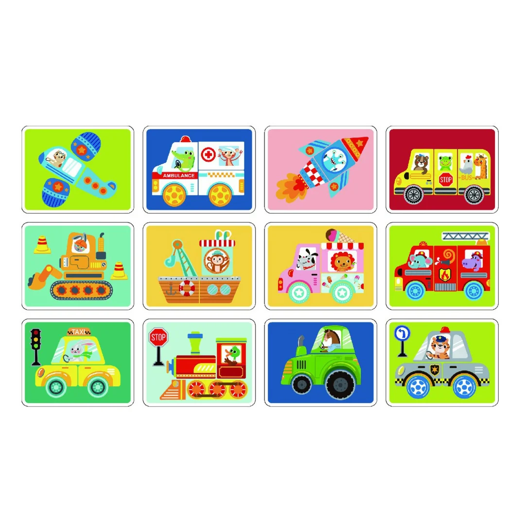 TOOKY TOY Układanka Edukacyjna Montessori Magnetyczne Pudełko dla
