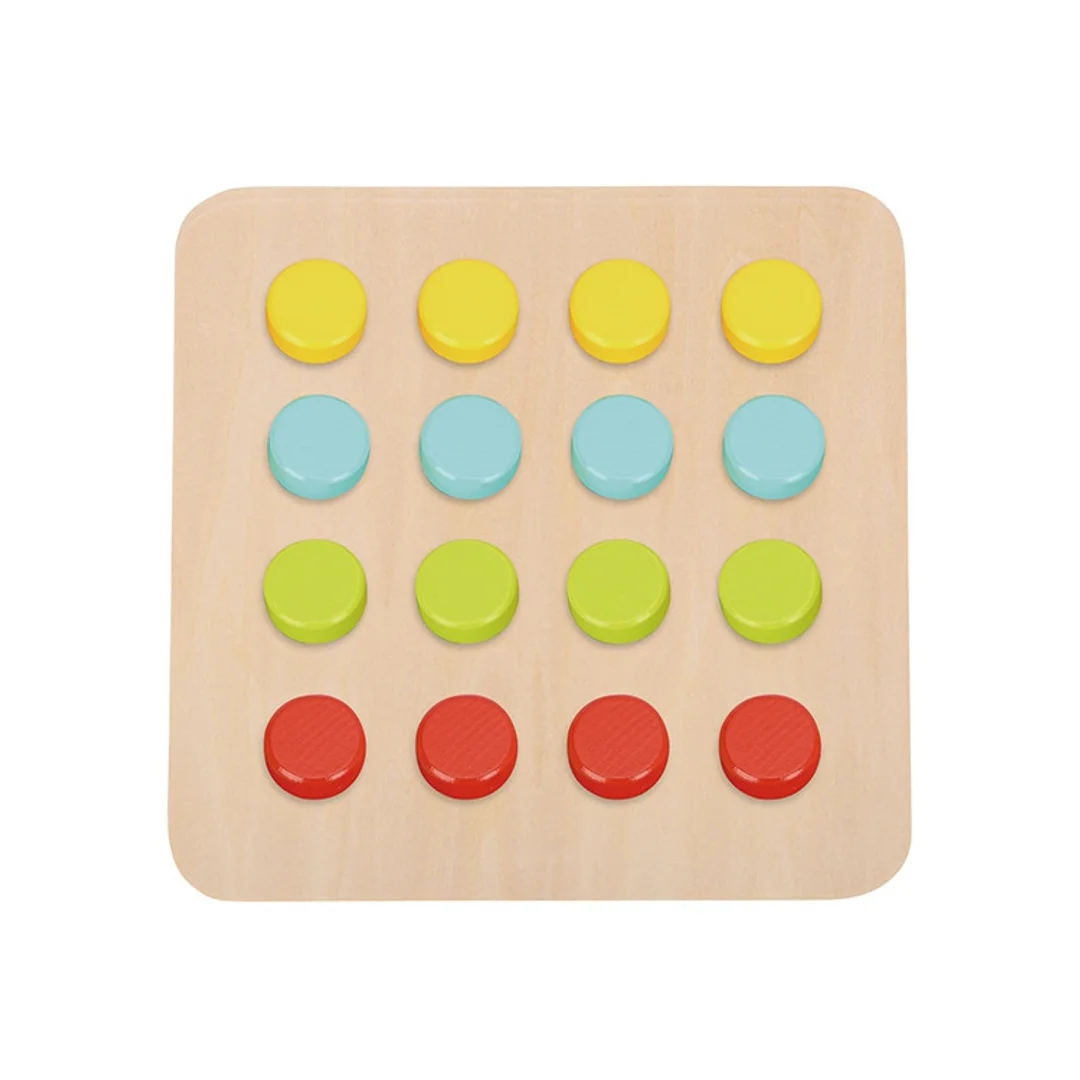 TOOKY TOY Układanka Mozaika Montessori Klocki Nauka Kształtów Kolorów