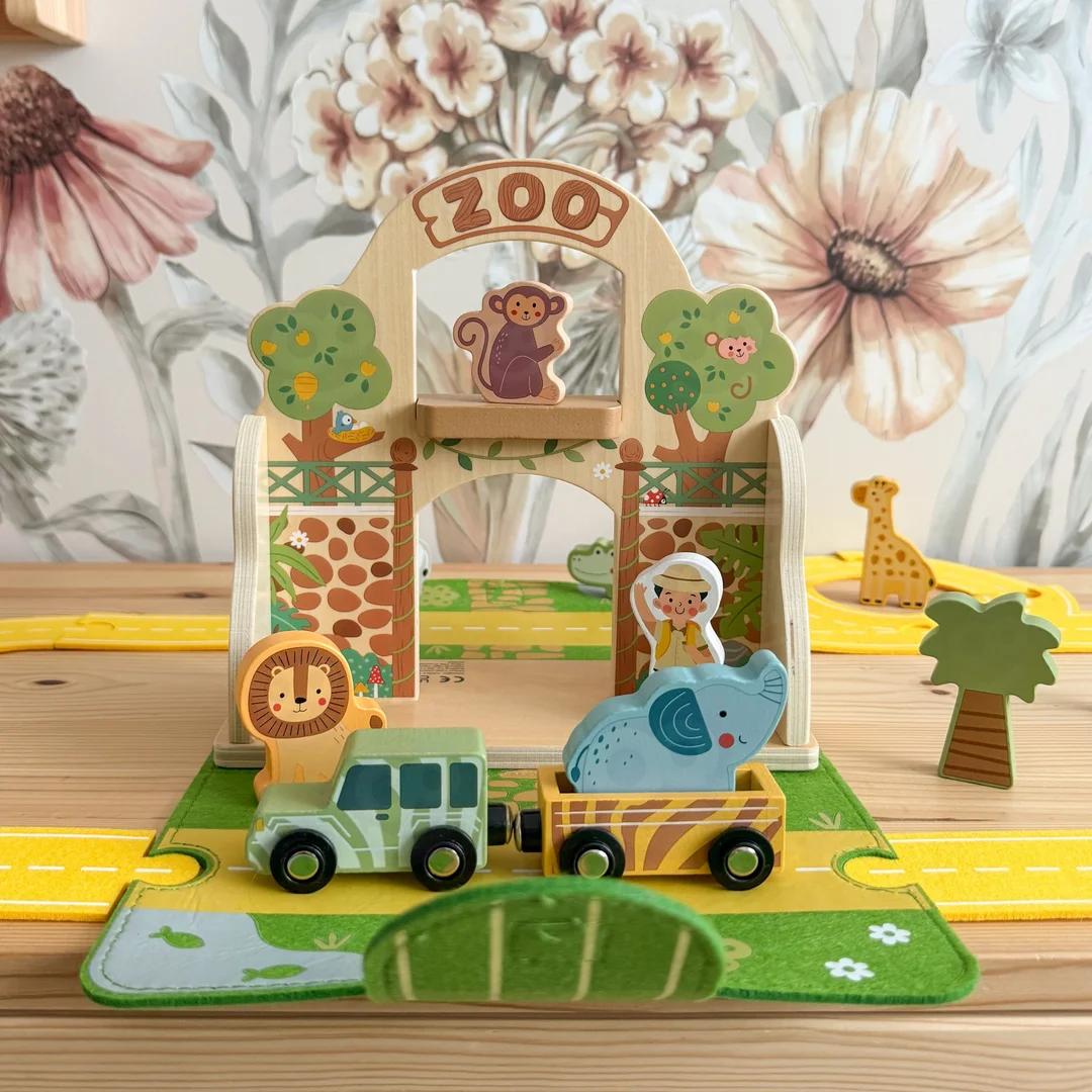TOOKY TOY Zestaw Mini ZOO Przenośny Zestaw Torba Zwierzęta